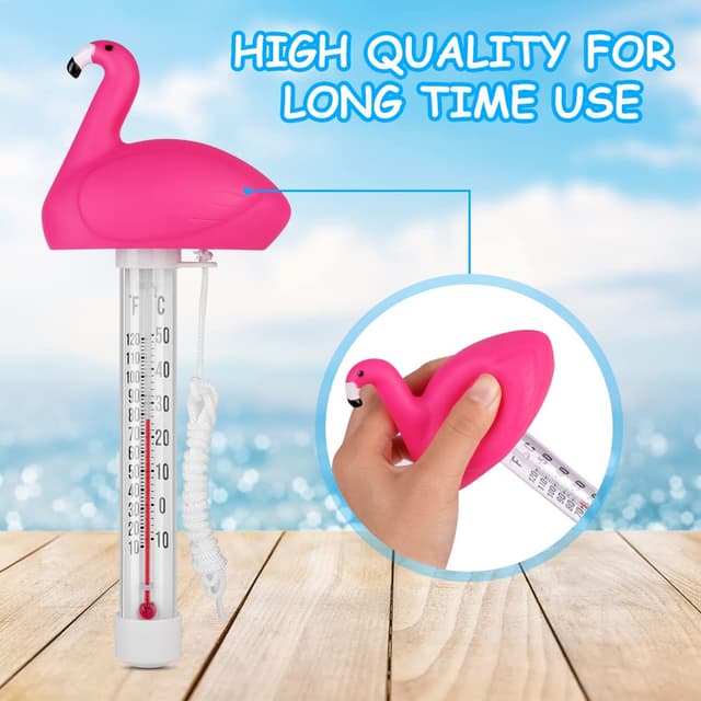 Thumbnail 4 de OFFCUP Termometro Galleggiante Cigno Rosa 60 cm