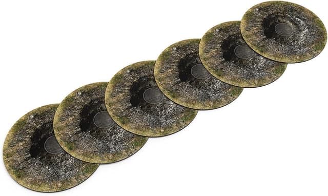 Detalle de Zones en caoutchouc 7,6 pouces pour Warhammer 40k