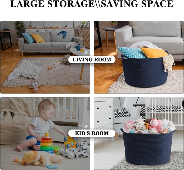 Thumbnail 3 de Maliton Cesto Coperte Extra Large 50 cm