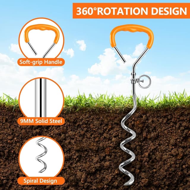 Detalle de Chuiendi dog tie out cable 10m lead