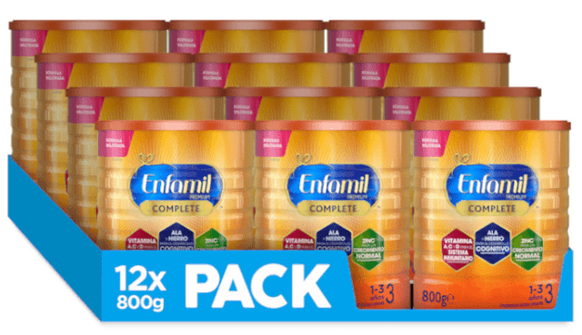 Detalle de Enfamil 3 Premium Complete 12x800 gr