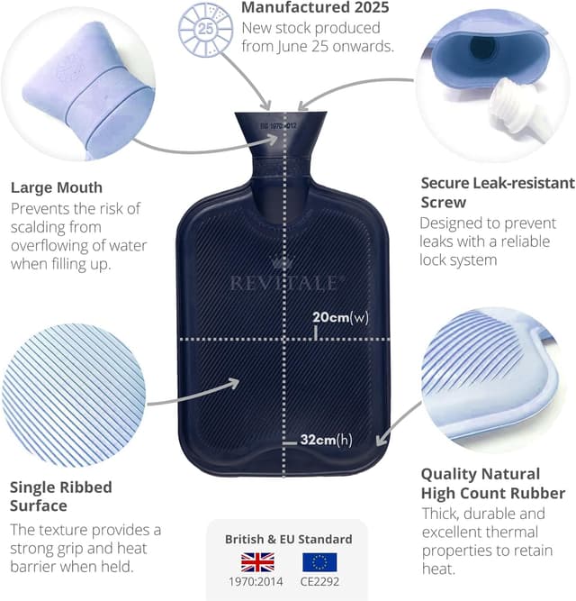 Thumbnail 4 de REVITALE Bouillotte 2 L confortable ♨