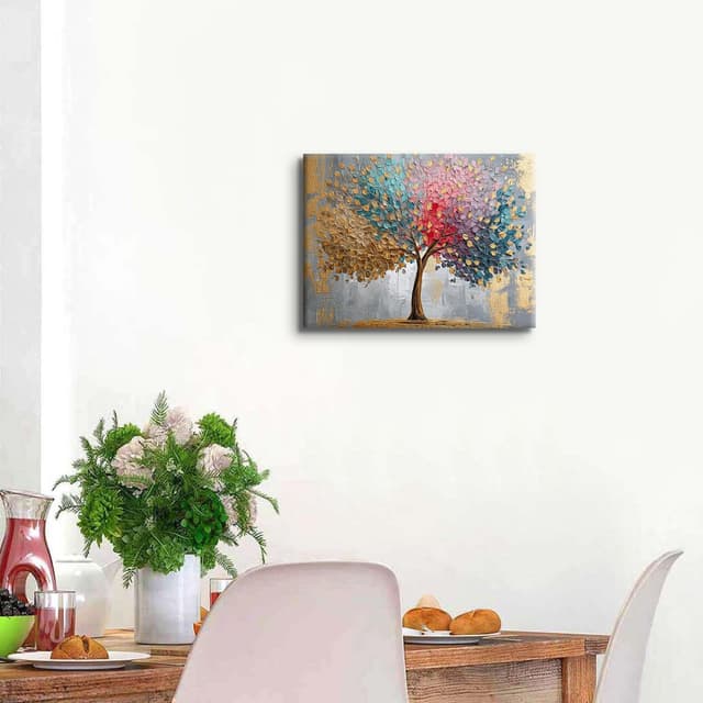 Detalle 2 de Tree of Life wall art 12x16 canvas