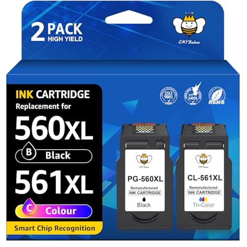 Imagen de CMYBabee Cartuchos 560 561 XL 2 Pack 📄 en OfertitasTOP