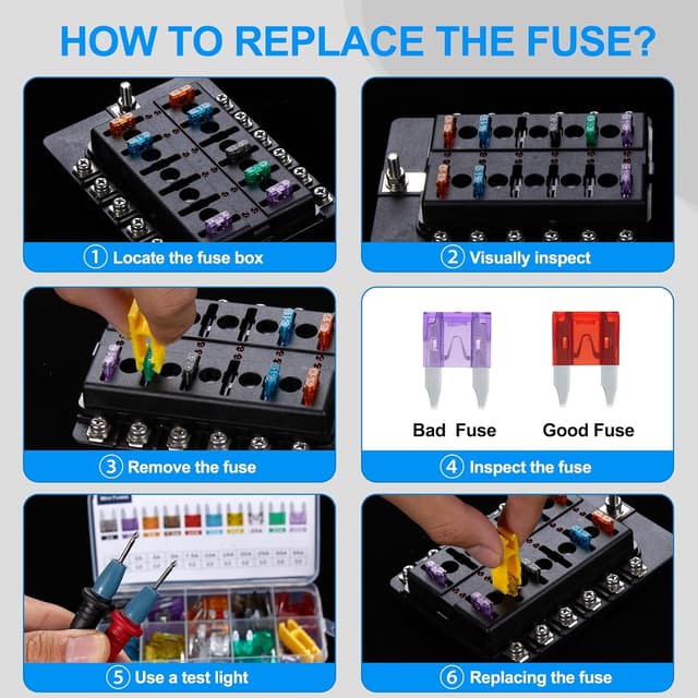 Thumbnail 5 de LLEZZA 120-Piece Mini Fuse Kit for Cars