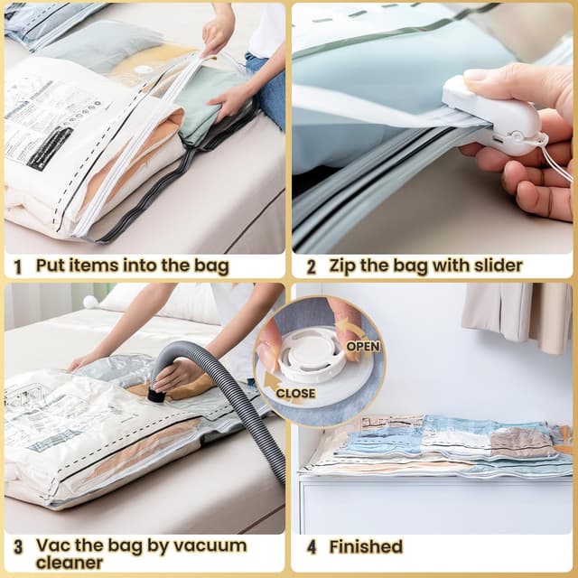 Thumbnail 6 de TAILI Vakuumbeutel 8 Stück 100x70/80x60 cm