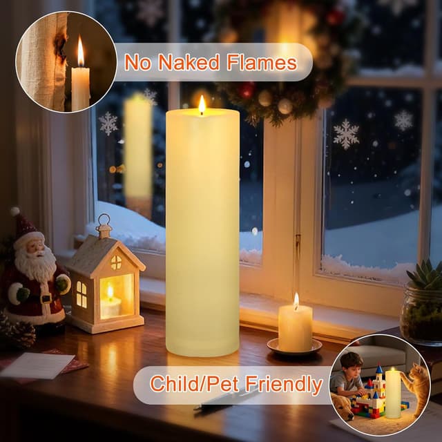 Thumbnail 4 de Ketom Vela LED Efecto Llama Grande