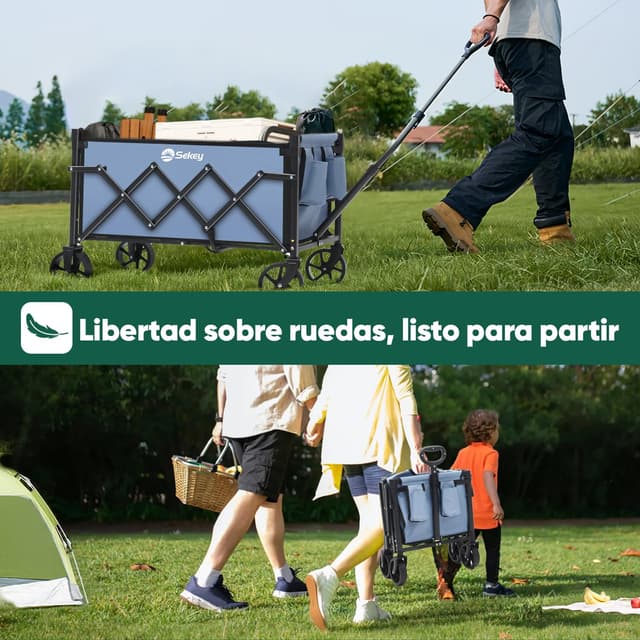 Thumbnail 3 de Sekey Carro Plegable 60L Azul 80kg