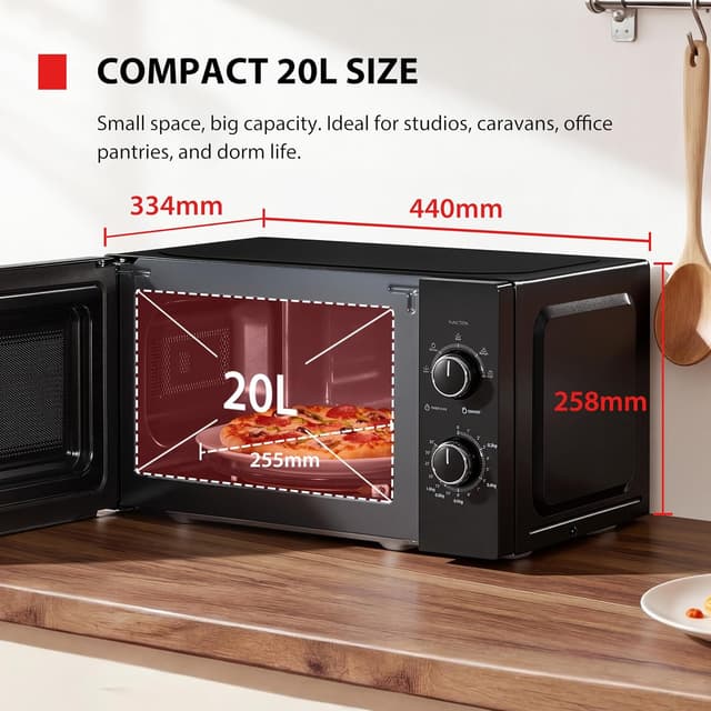 Detalle de TOSHIBA MW2-MM20PF 20L 700W Microwave