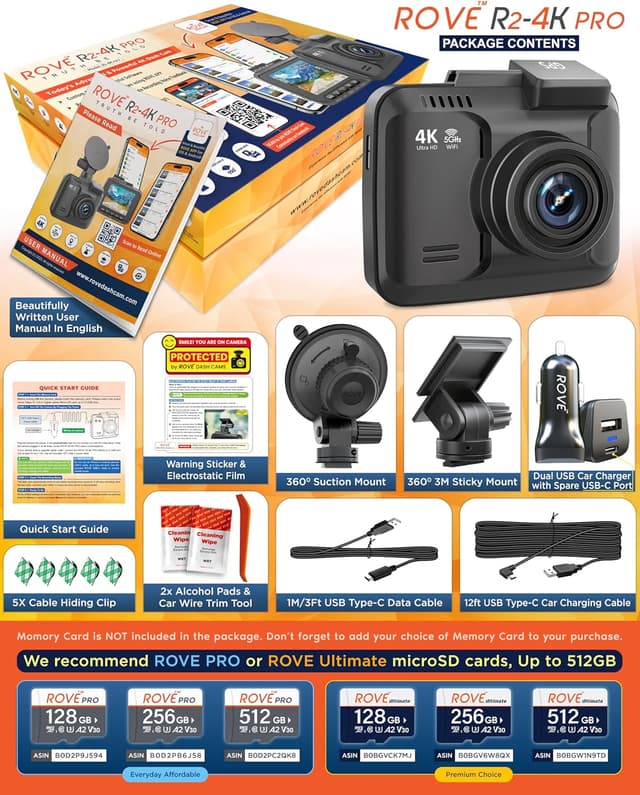 Thumbnail 5 de ROVE R2-4K PRO Dash Cam ⚙
