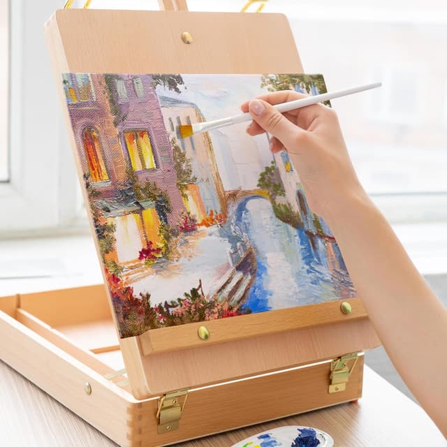 Thumbnail 4 de Staffelei mit Ölfarben Set Malset 41 Teile