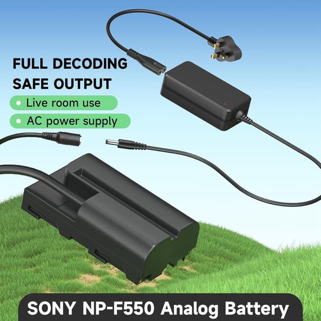 Detalle 2 de CITYORK NP-F550 dummy battery AC adapter