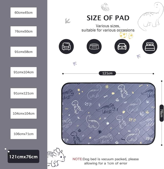 Thumbnail 1 de IEUUMLER Empapadores Reutilizables 121x76 cm