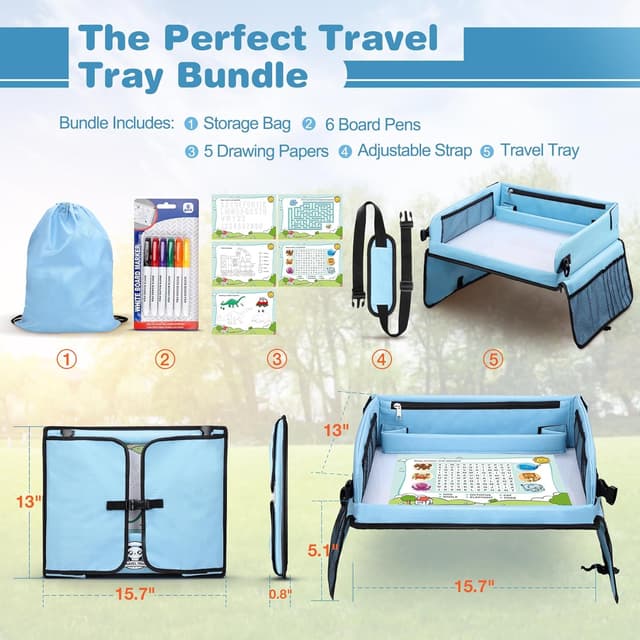 Thumbnail 5 de COOLJOY Travel Tray Kids Travel Tray