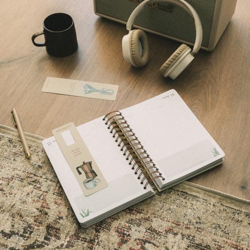 Detalle 2 de Kokonote Agenda 2026 Día por página A5 — Self Care 📘