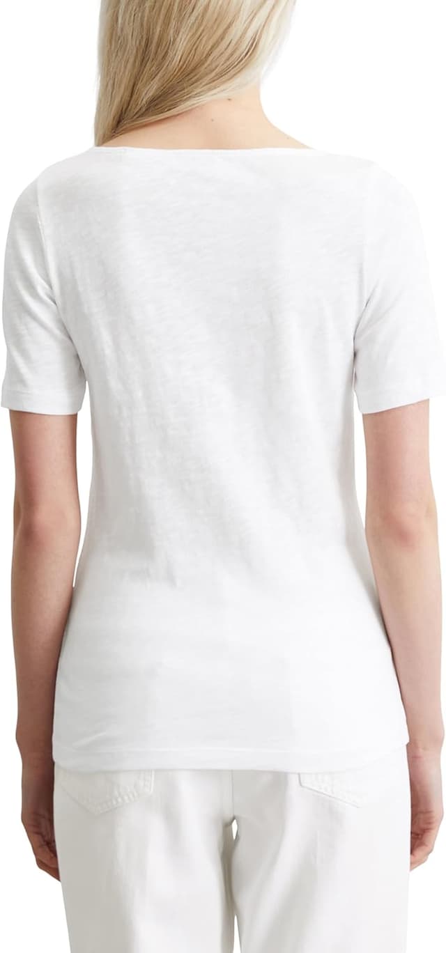 Detalle 2 de Marc O'Polo T-Shirt Bio-Baumwolle mit U-Boot