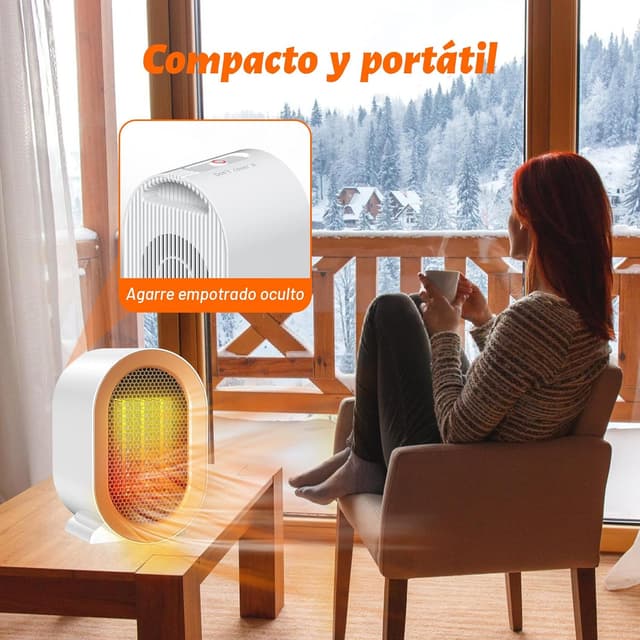 Thumbnail 1 de Calefactor cerámico 1200W de bajo consumo