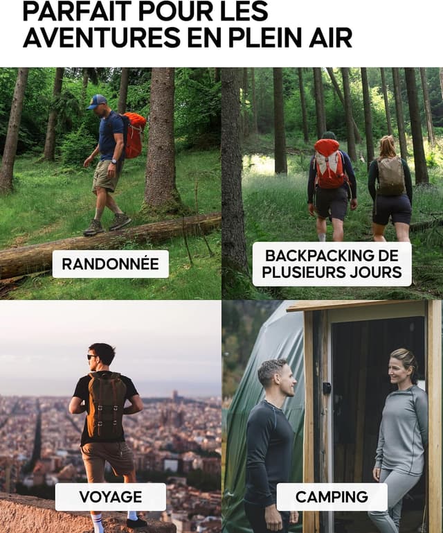 Detalle de Danish Endurance T-shirt de couche de base en laine mérinos (80/20) à manches courtes