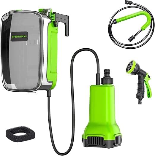 Imagen de Greenworks G24SWP Bomba de Agua Sumergible Inalámbrica 💧 en OfertitasTOP