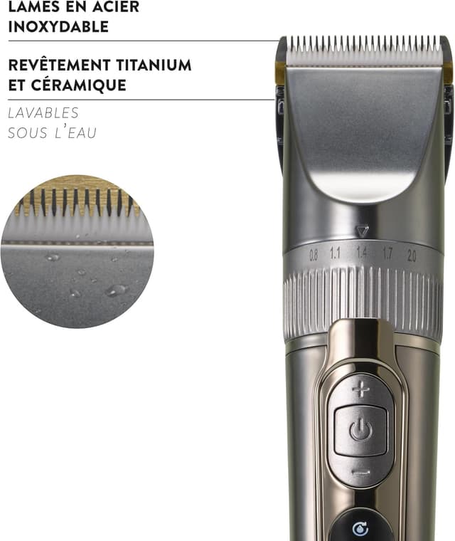 Detalle de Tondeuse digitale Jean Louis David 2 en 1