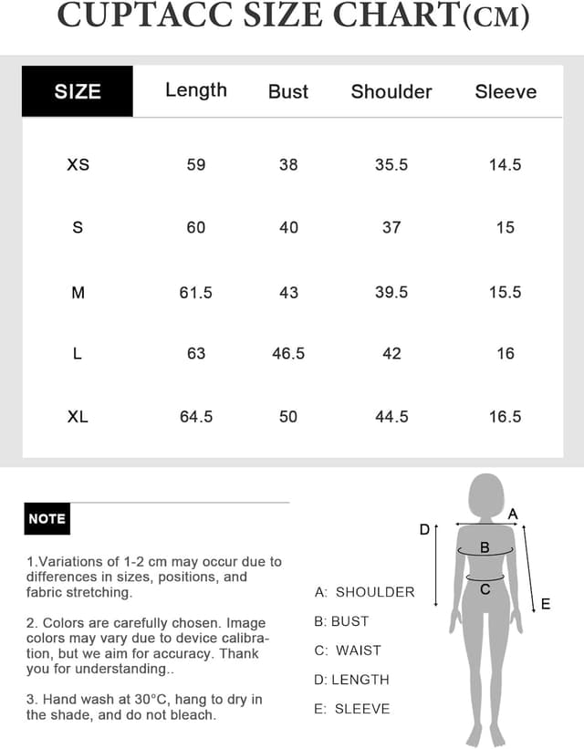 Thumbnail 4 de Kurzarm Rollkragen Shirt Damen von Cuptacc