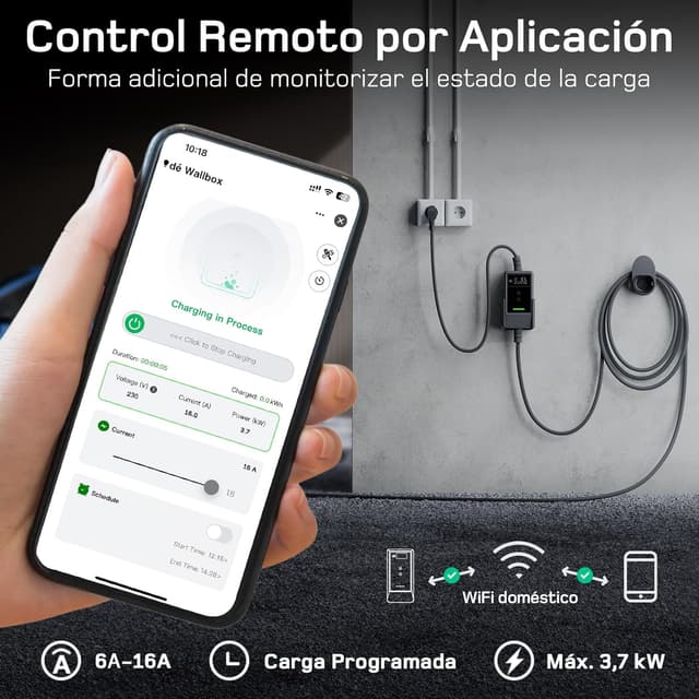 Thumbnail 1 de dé cargador coche eléctrico 3,7 kW