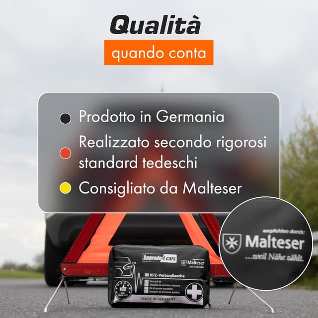 Thumbnail 3 de Upgrade4cars Kit di Pronto Soccorso 2026 Rosso