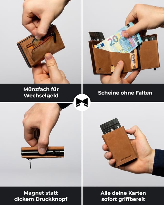 Detalle de Gentlemen’s Cardholder Kreditkartenetui mit RFID