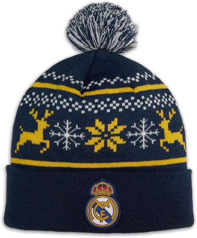 Detalle de Icon Sports Officially Licensed Real Madrid CF Beanie (Unisex Adult)