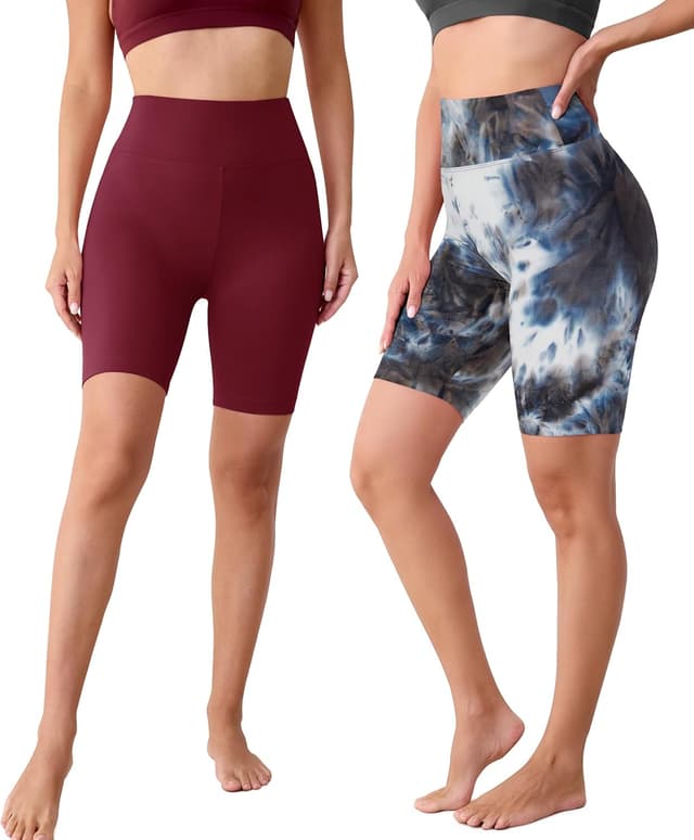 Detalle de VALANDY Creamlush Biker Shorts for Women with 8" High Waist (S–5XL)