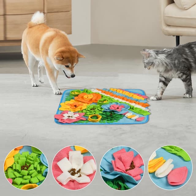 Detalle de OSDUE Schnüffelteppich Hund 50 x 50 cm