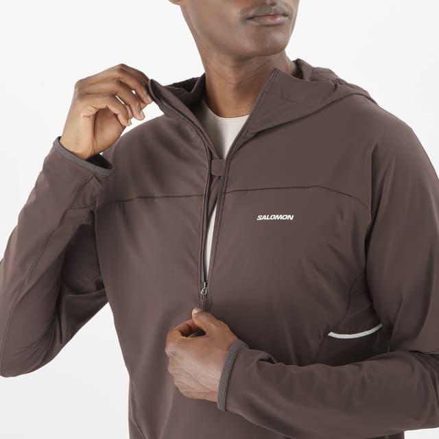 Detalle de Salomon SENSE AERO HYBRID Chaqueta con capucha