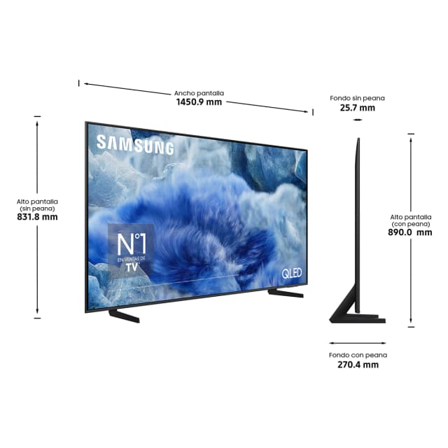 Detalle 2 de Samsung TQ65Q8FAAUXXC TV QLED 65