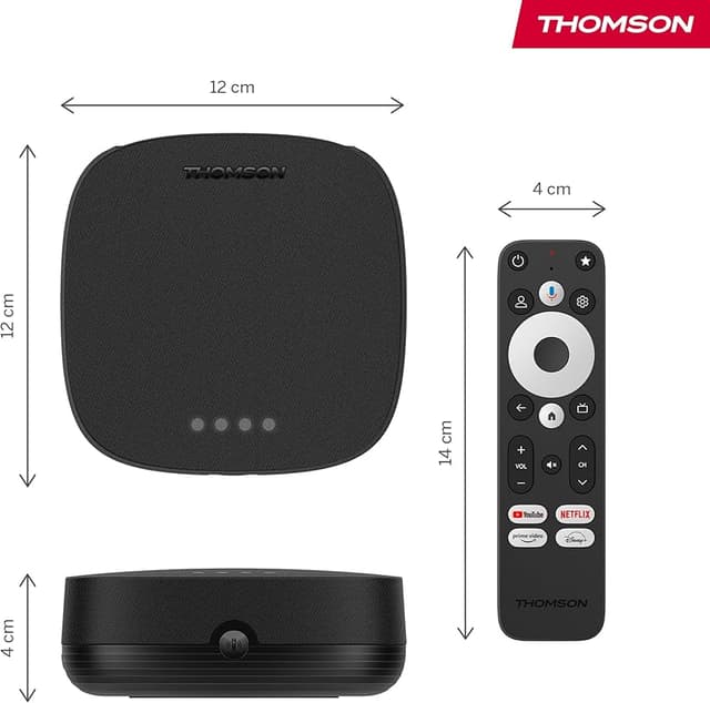 Detalle de THOMSON Google TV Streaming Box Plus 4K UHD