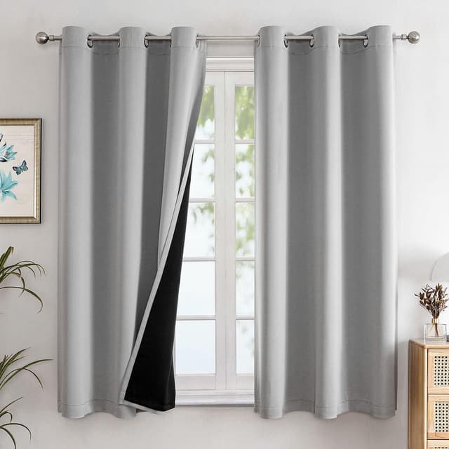 Detalle de ChrisDowa Blackout Curtains 63 in 🪟