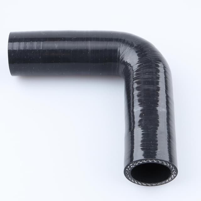 Detalle 2 de AC Performance ID 1" (25mm) 90 Degree Elbow Coupler Pure Silicone Hose, Black (90mm leg length)