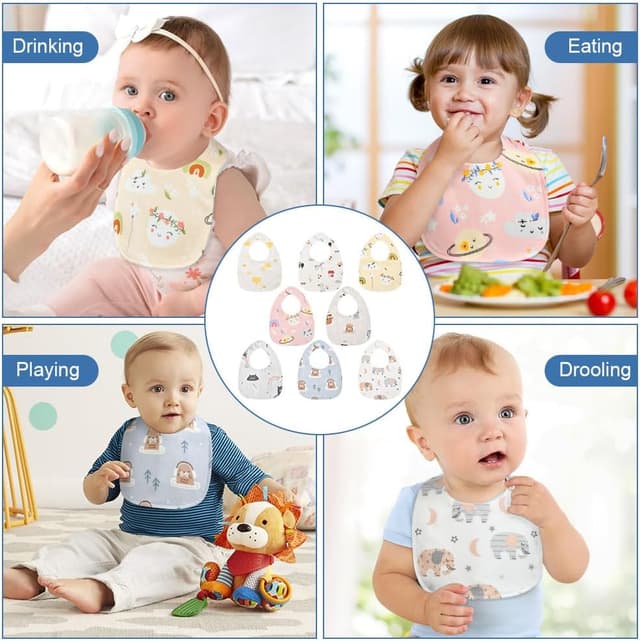 Thumbnail 6 de Vicloon Baby Lätzchen 8er Set