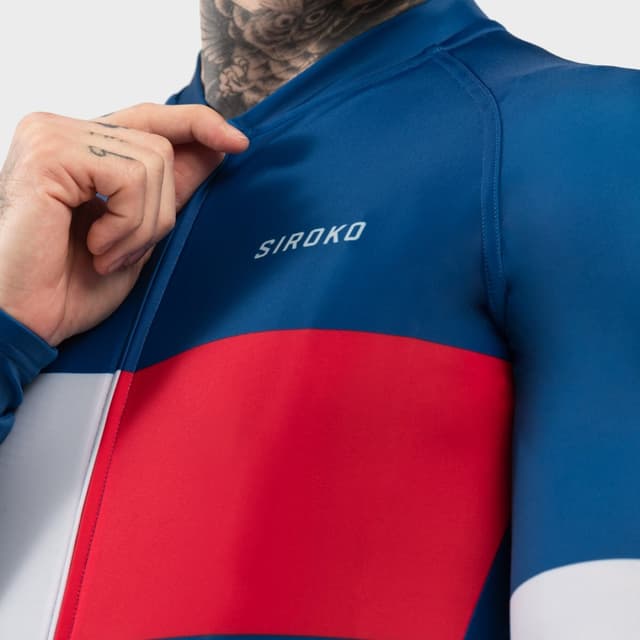 Detalle 1 de Siroko M2 Vezzana - Maillot de manga larga para hombre
