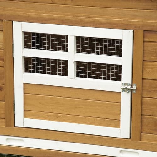 Thumbnail 8 de PawHut Gallinero de Madera Exterior 🐔 200x80x105 cm