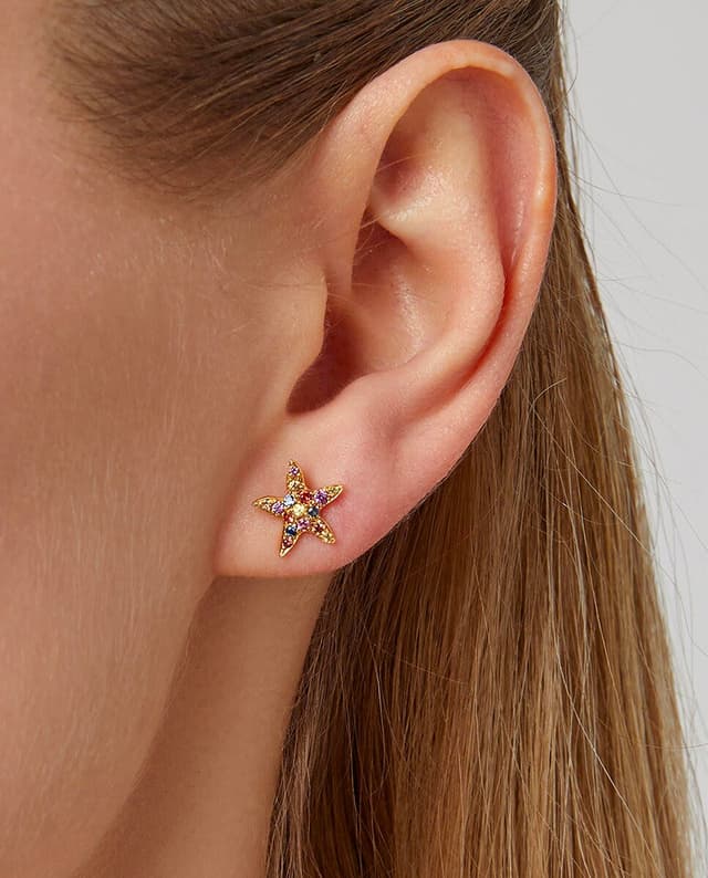 Thumbnail 2 de Yvonne Léon - Piercing de oro con zafiro 💎