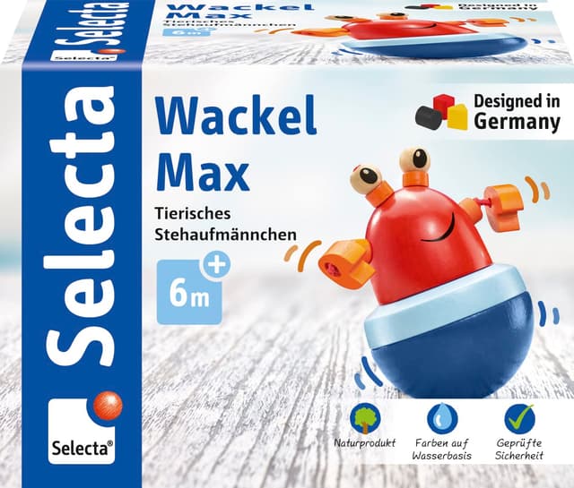 Imagen de Selecta 61066 Wackel Max Wackelfigur Mehrfarbig en OfertitasTOP