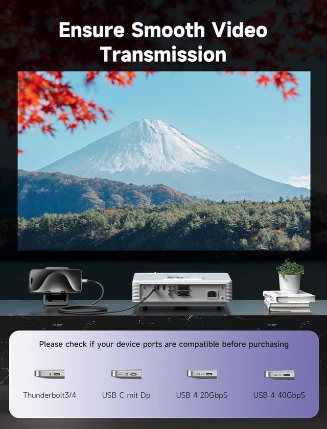 Thumbnail 3 de JSAUX Cavo USB C HDMI 4K