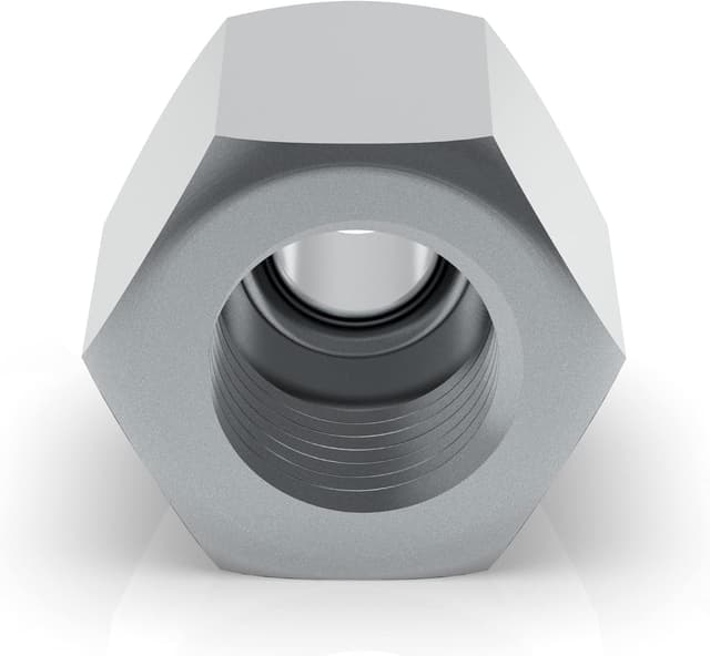 Detalle de Lot de 4 raccords femelle AUPROTEC 3/8" x 24 UNF pour tuyau de frein 4,75 mm (évasure double type E, type H, DIN/ISO 1651)