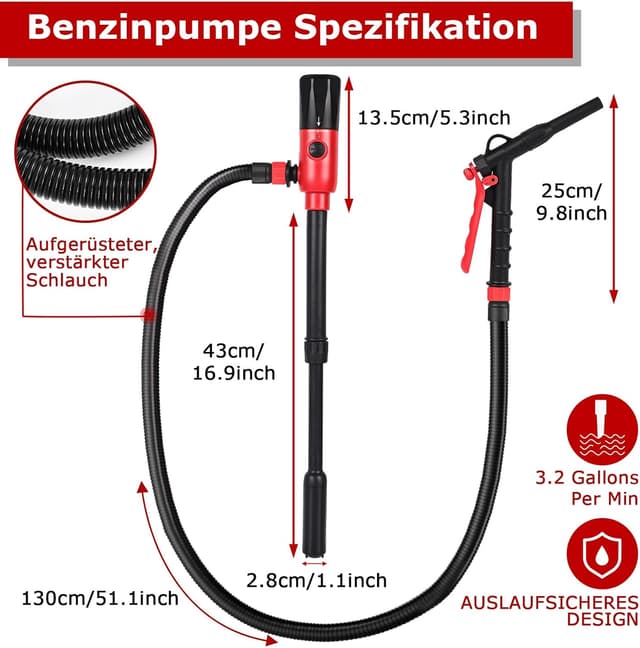 Thumbnail 1 de innhom Kraftstoffpumpe 3.2 GPM