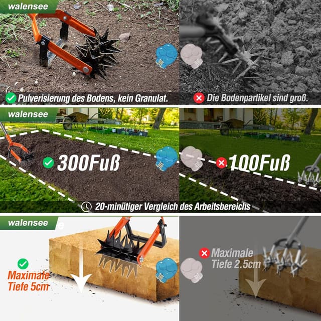 Thumbnail 6 de Walensee Rotationsgrubber verstellbar