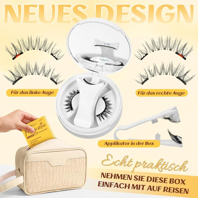 Thumbnail 5 de QUEWEL magnetische Wimpern