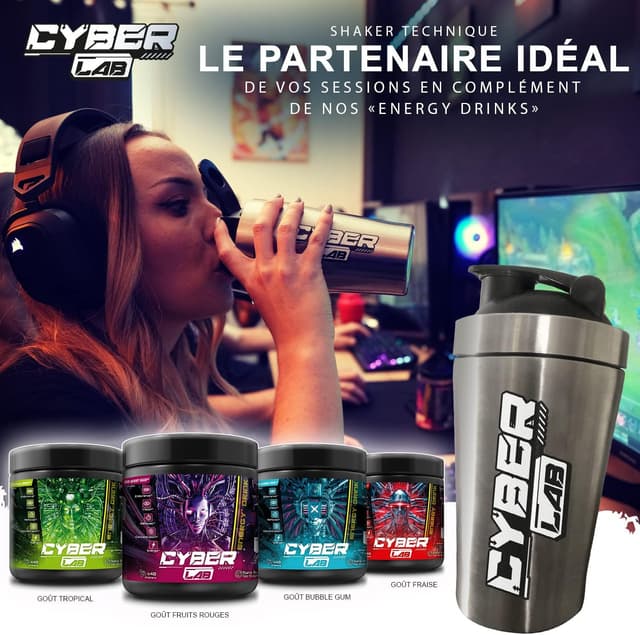 Detalle de CYBERLAB Shaker 500 ml, inox