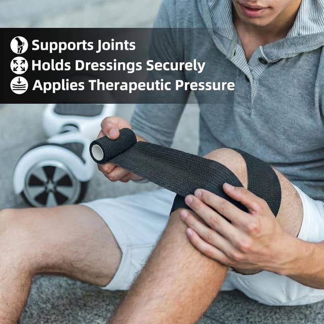 Detalle 2 de HONYAO Selbstklebender Verband 5 cm x 4,5 m