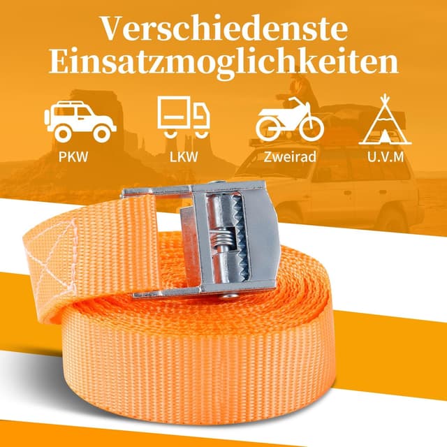 Thumbnail 3 de Spanngurt 25 mm x 4 m 10 Stück