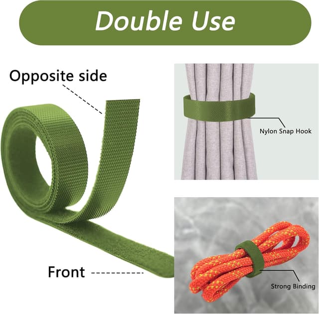 Thumbnail 5 de honzhaoyu 35m Pflanzenbinder 12 mm Grün